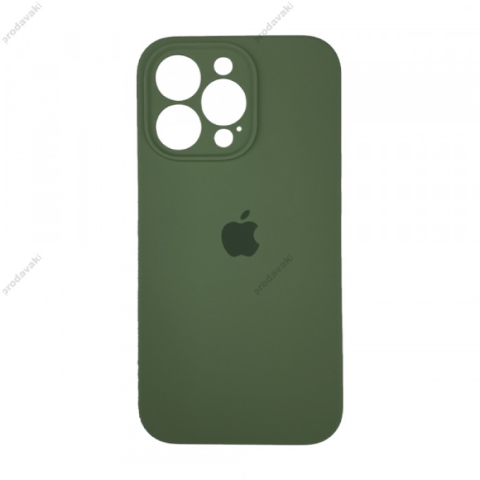 Чохол Silicone Case Full Camera для iPhone 13 Pro pine green