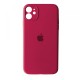 Чохол Silicone Case Full Camera для iPhone 12 mini rose red