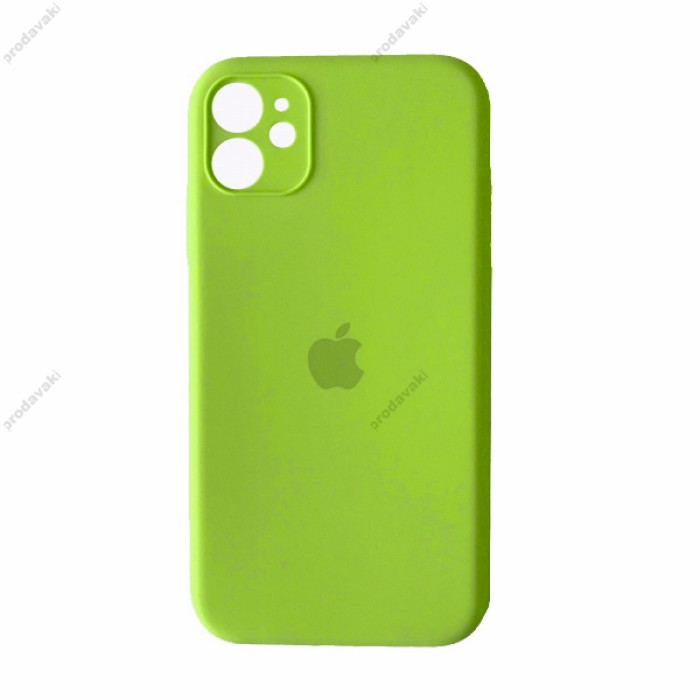 Чохол Silicone Case Full Camera для iPhone 12 mini party green