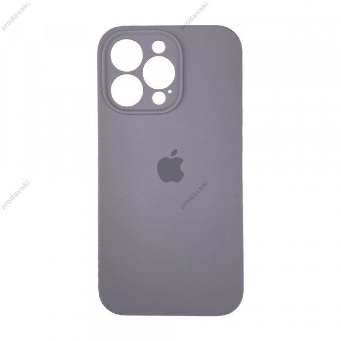 Чохол Silicone Case Full Camera для iPhone 13 Pro lavander grey