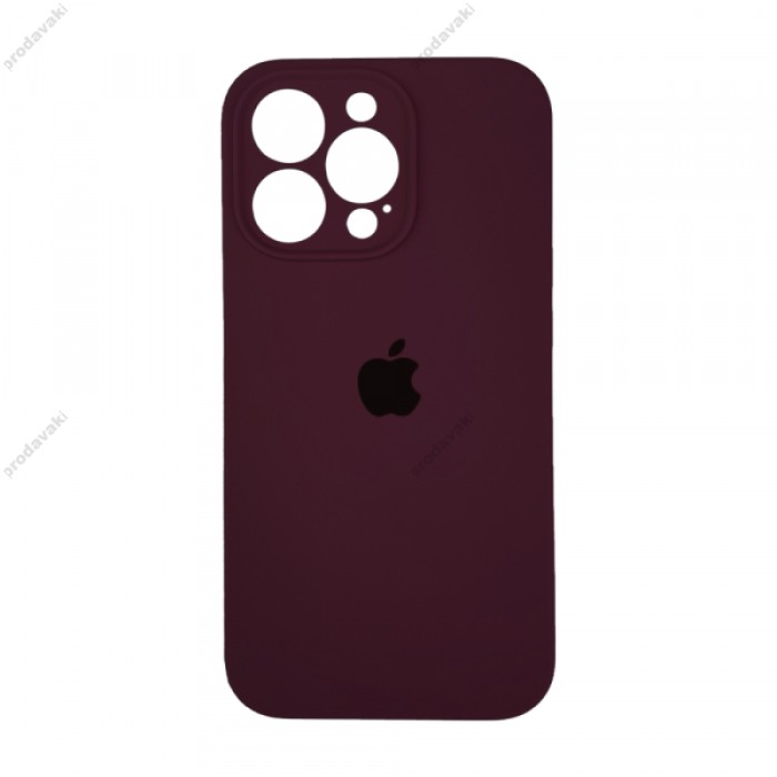 Чохол Silicone Case Full Camera для iPhone 13 Pro plum