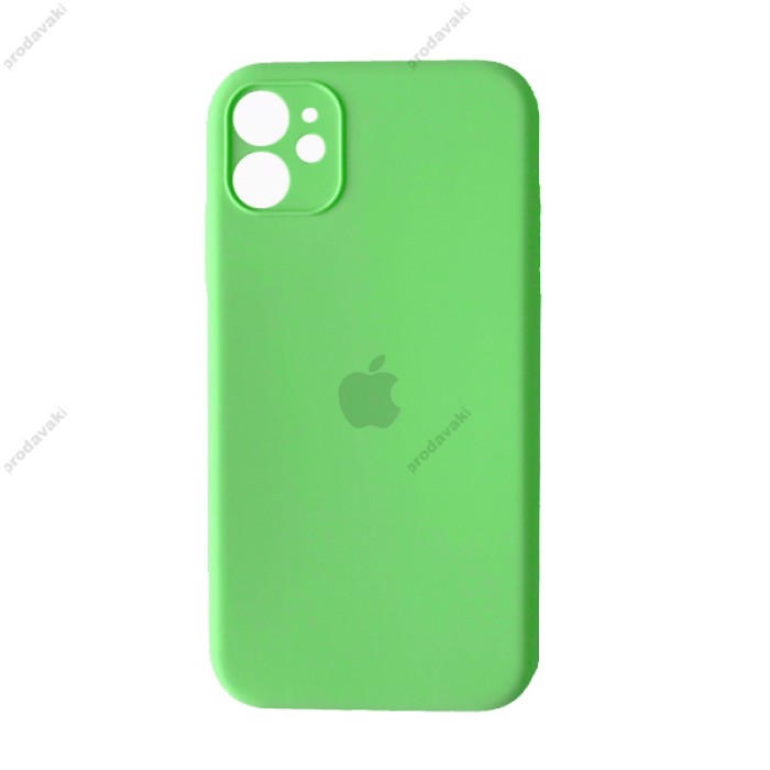 Чохол Silicone Case Full Camera для iPhone 12 mini spearmint