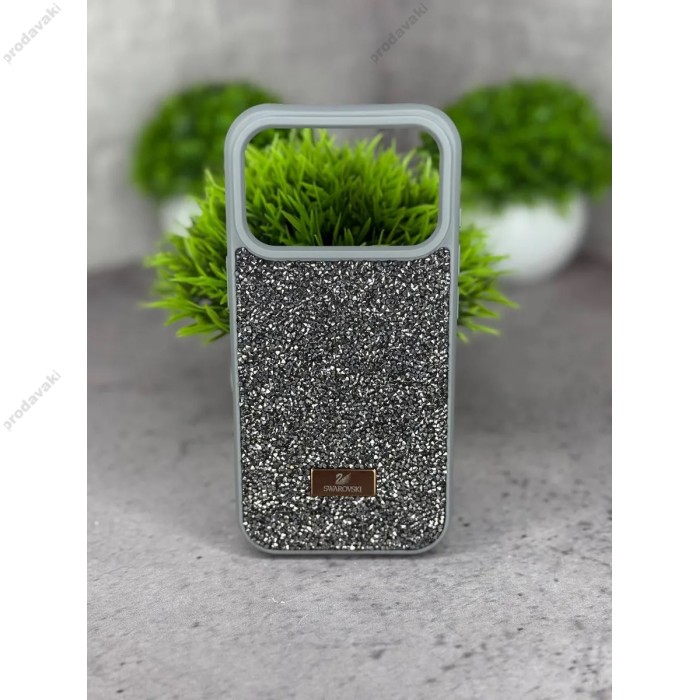 Чохол для iPhone 17 Pro xVibe Swarovski Case Grey