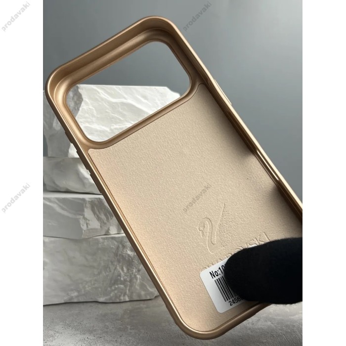 Чохол для iPhone 18 Pro Max xVibe Swarovski Case Desert Gold