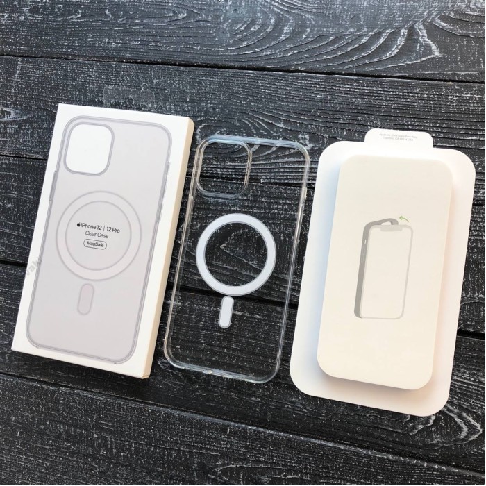 Прозорий чохол MagSafe для iPhone 12/12 Pro