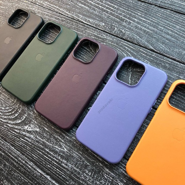 Чохол Leather Case Full MagSafe шкіряний iPhone 13 Pro