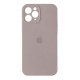 Чохол Silicone Case Full Camera Square side для iPhone 11 Pro Pink sand