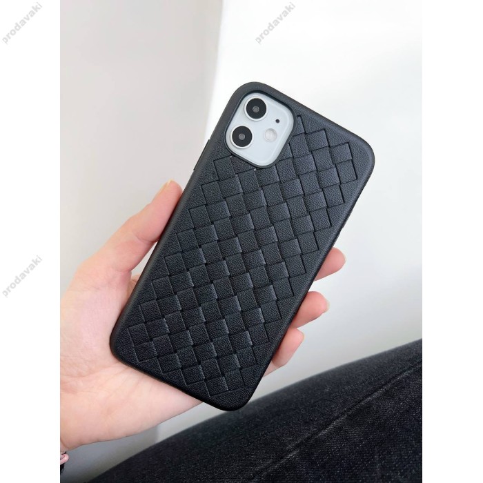 Чохол для iPhone iPhone 13 Pro Weaving case Чорний