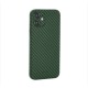 Карбоновий чохол K-Doo Air Carbon для iPhone 12 Зелений