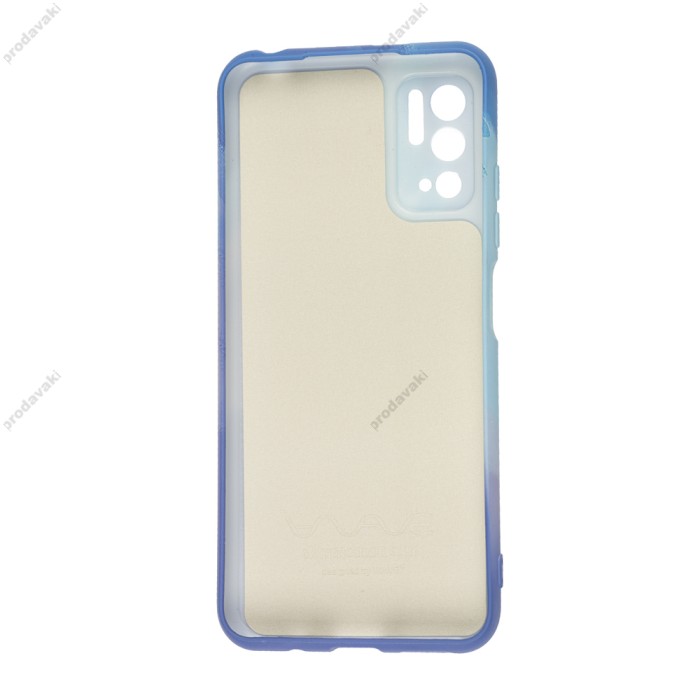 Чохол Xiaomi Redmi Note 10 5G / Poco M3 Pro Wave Watercolor blue