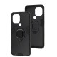 Чохол Xiaomi Redmi A1+ / A2+ Transformer Ring ударостійкий з кільцем чорний