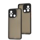 Чохол для Xiaomi Redmi 12C / 11A LikGus Totu camera protect чорний/червоний