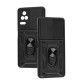 Чохол для Xiaomi Poco F4 Serge Ring Armor ударостійкий чорний