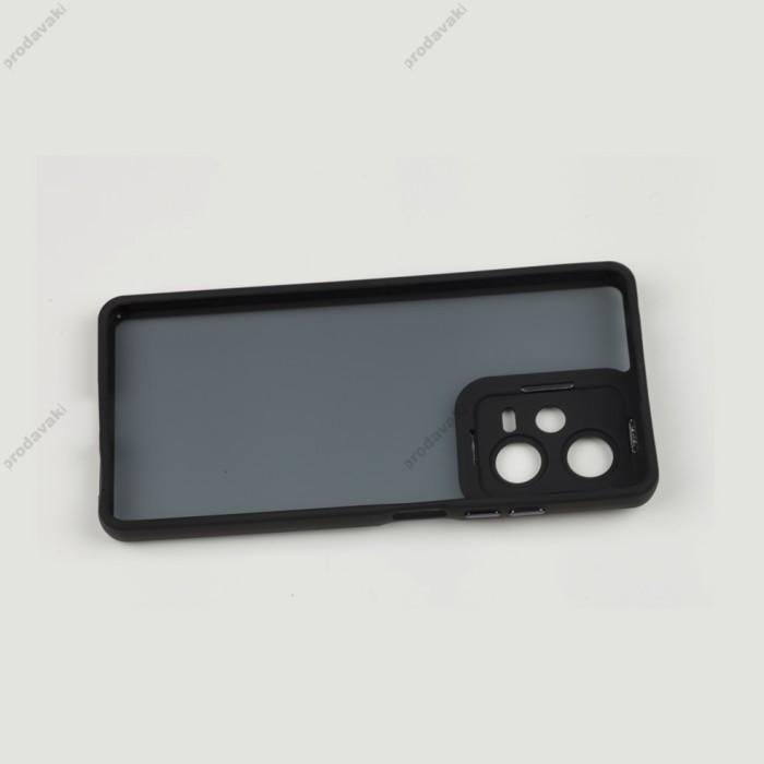Чохол для Xiaomi Redmi Note 12 Pro 5G Luxury Metal Lens чорний