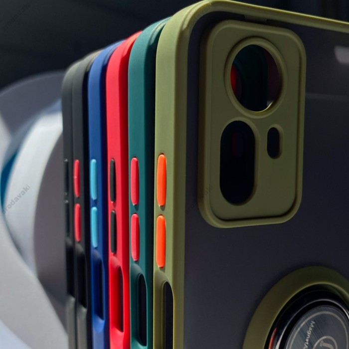 Чохол для Xiaomi Redmi Note 12S LikGus Edging Ring чорний