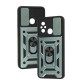 Чохол для Xiaomi Redmi 12C / 11A Serge Ring Armor ударостійкий зелений