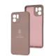 Чохол для Xiaomi Redmi A1/A2 Full Premium Тризуб розовий / pink sand