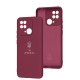 Чохол для Xiaomi Redmi 10C Full Premium Тризуб бордовий / marsala