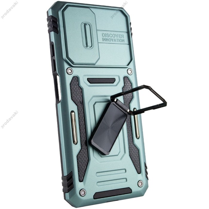 Чохол для Xiaomi Redmi 10C Camshield Army Ring блакитний / light blue