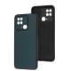 Чохол для Xiaomi Redmi 10C Classic leather case forest green