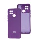Чохол Xiaomi Redmi 10C Silicone Full camera фіолетовий / purple