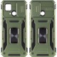 Чохол для Xiaomi Redmi 10C Camshield Army Ring зелений / light green