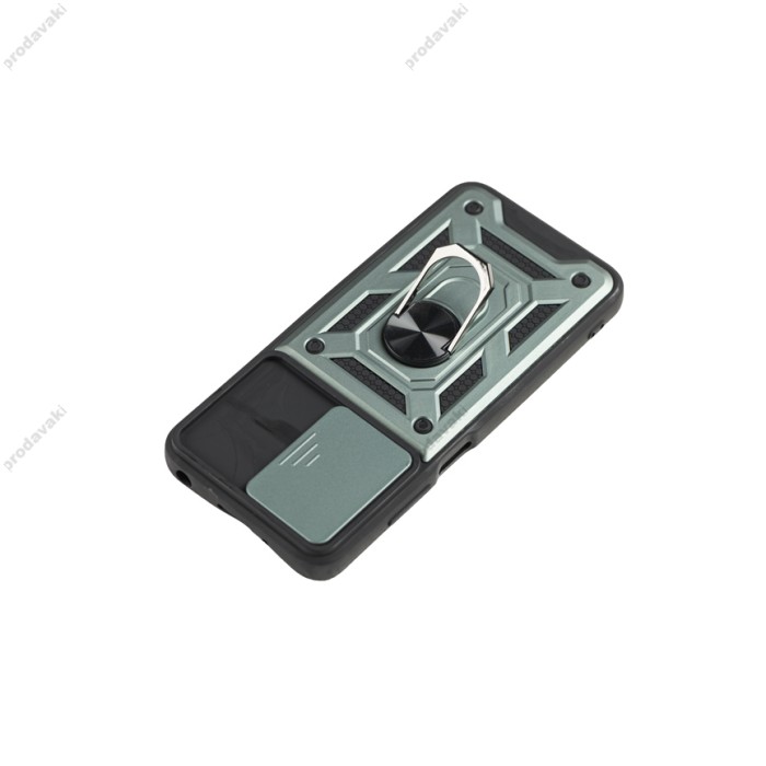 Чохол для Xiaomi Redmi 10 Serge Ring Armor ударостійкий зелений