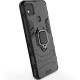 Чохол для Xiaomi Redmi 9C/10A Transformer Ring ударостійкий з кільцем чорний