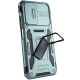 Чохол для Xiaomi Redmi 9C / 10A Camshield Army Ring зелений / light green