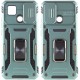 Чохол для Xiaomi Redmi 9C / 10A Camshield Army Ring зелений / light green