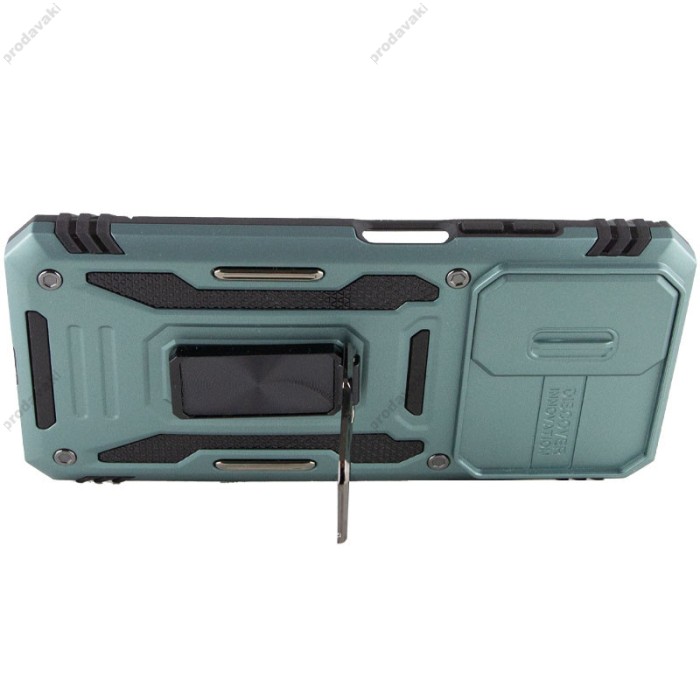 Чохол для Xiaomi Redmi 9C / 10A Camshield Army Ring зелений / light green