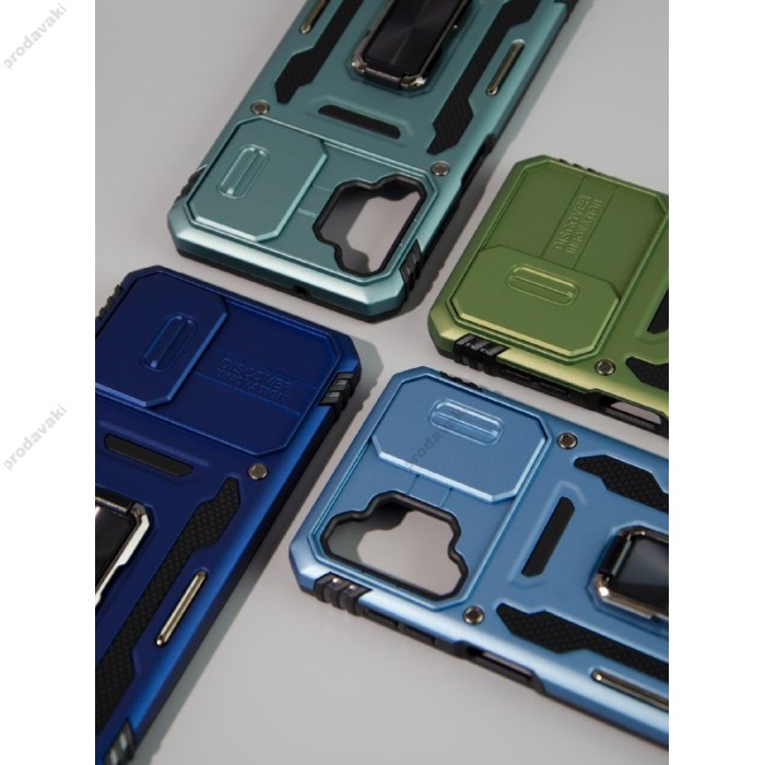 Чохол для Xiaomi Redmi 9C/10A Camshield Army Ring червоний