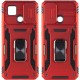 Чохол для Xiaomi Redmi 9C/10A Camshield Army Ring червоний