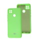 Чохол для Xiaomi Redmi 9C / 10A Silicone Full camera зелений / light green
