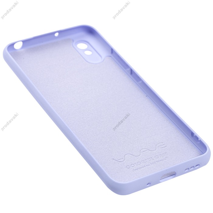 Чохол для Xiaomi Redmi 9A Wave colorful light purple