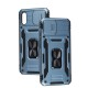Чохол для Xiaomi Redmi 9A Camshield Army Ring блакитний / light blue