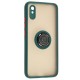 Чохол для Xiaomi Redmi 9A LikGus Edging Ring оливковий
