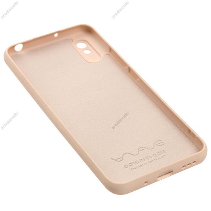 Чохол для Xiaomi Redmi 9A Wave colorful pink sand