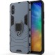 Чохол для Xiaomi Redmi 9A Transformer Ring ударостійкий з кільцем сірий