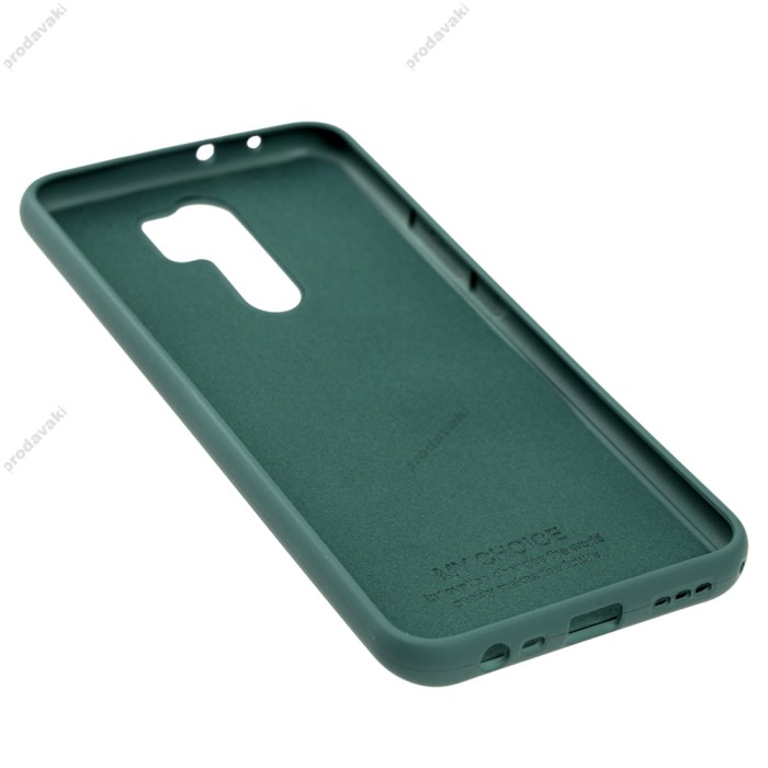 Чохол для Xiaomi Redmi 9 Silicone Full зелений / pine green