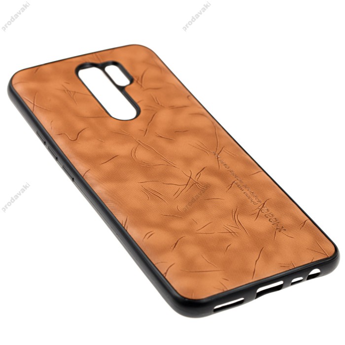 Чохол для Xiaomi Redmi 9 X-leael коричневий