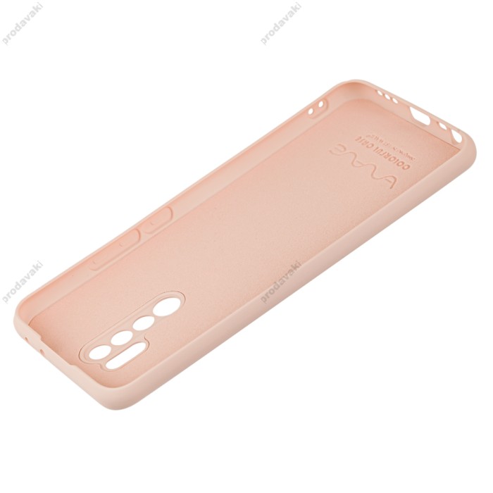 Чохол Xiaomi Redmi 9 Wave colorful рожевий / pink sand