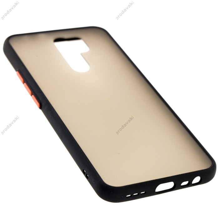 Чохол для Xiaomi Redmi 9 LikGus Maxshield чорний/червоний