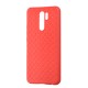Чохол для Xiaomi Redmi 9 Weaving case червоний