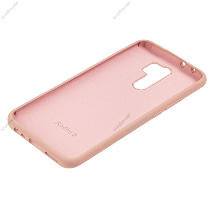 Чохол Xiaomi Redmi 9 Silicone Full рожевий / pink sand