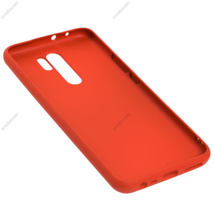 Чохол для Xiaomi Redmi 9 Leather cover червоний