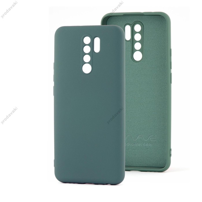 Чохол для Xiaomi Redmi 9 Wave colorful зелений