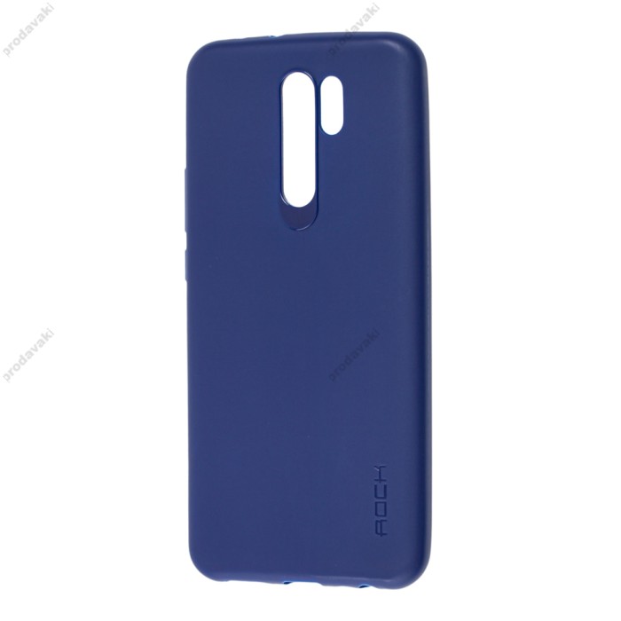 Чохол для Xiaomi Redmi 9 Rock soft матовий синій