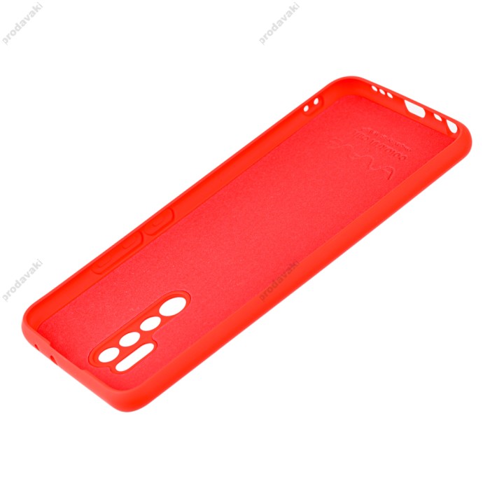 Чохол для Xiaomi Redmi 9 Wave colorful червоний