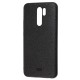 Чохол для Xiaomi Redmi 9 Leather cover чорний